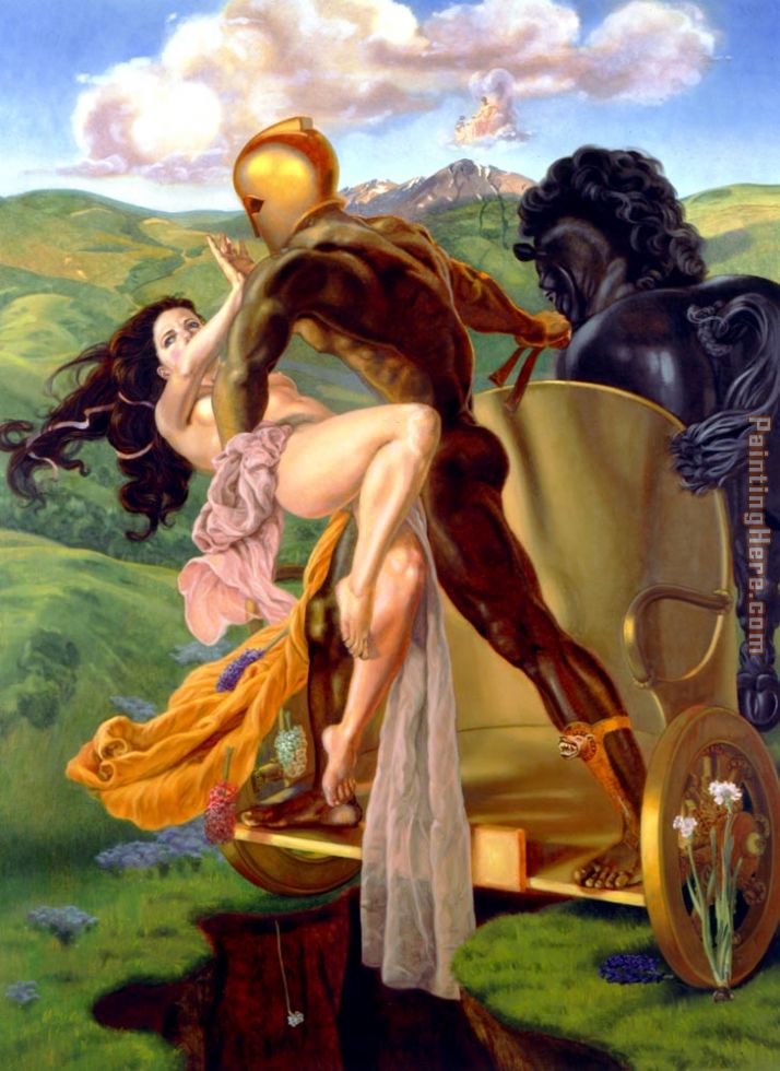 Rape Of Persephone painting - James Childs Rape Of Persephone art painting